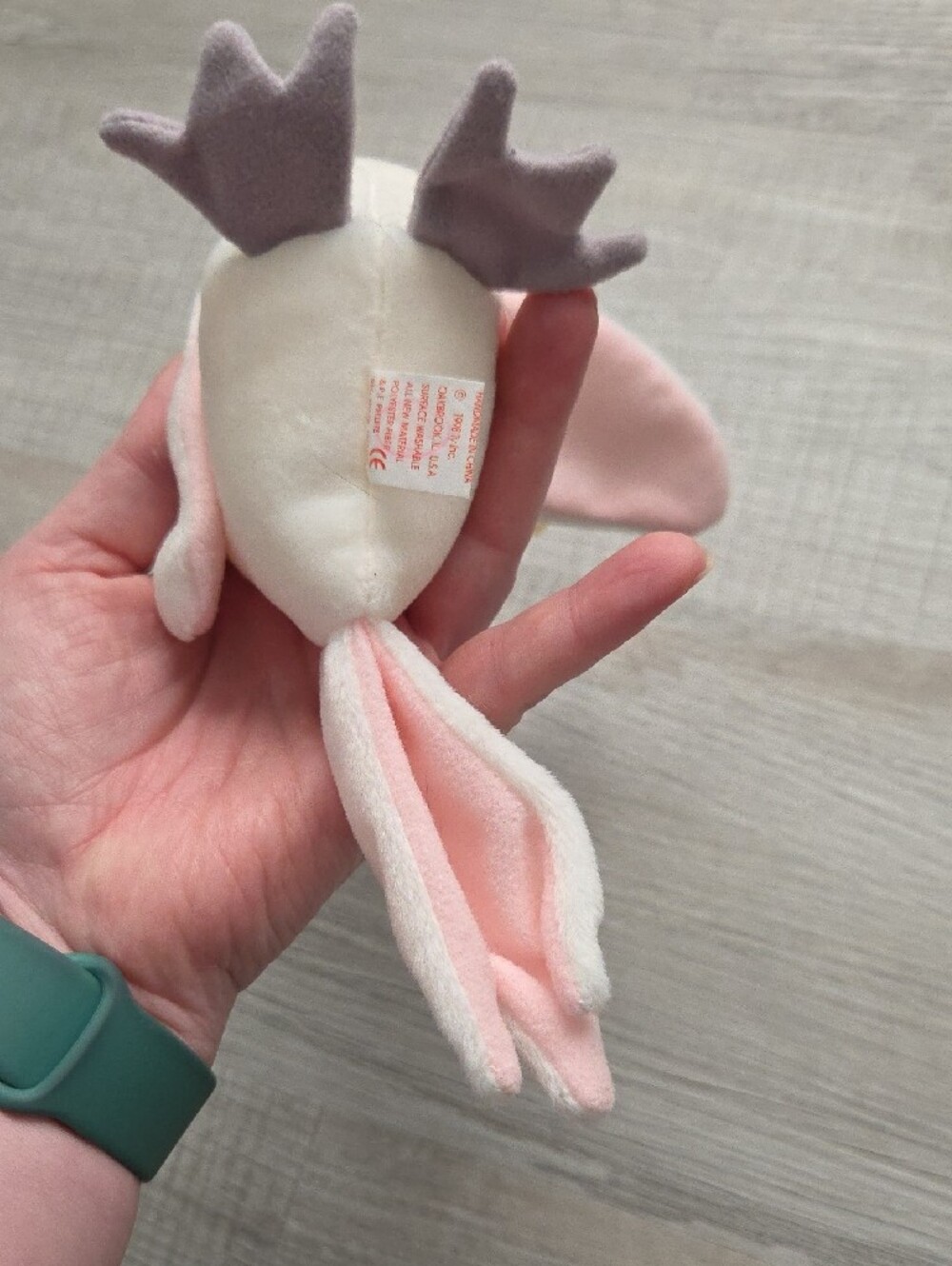 Ty Kuku Cockatoo Plush - White & Pink - Picture 6 of 6